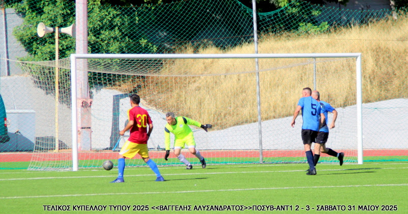 Τελικός Κυπέλλου Τύπου 2025 — ΠΟΣΥ Βουλής – ΑΝΤΕΝΝΑ TV 2-3