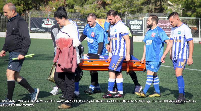 Τραυματισμός παίκτη – ιατρική φροντίδα στον αγωνιστικό χώρο